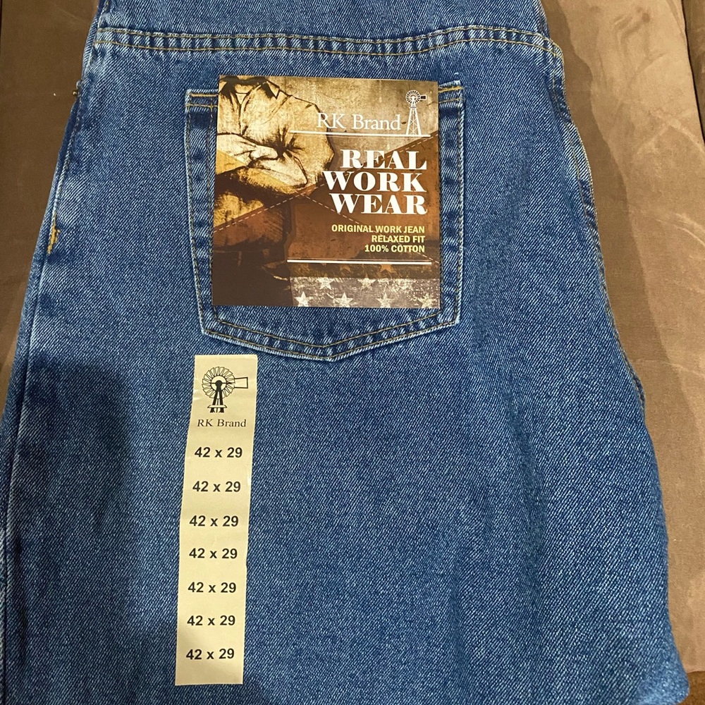 RK Brand Relaxed Fit Men's Blue Jeans